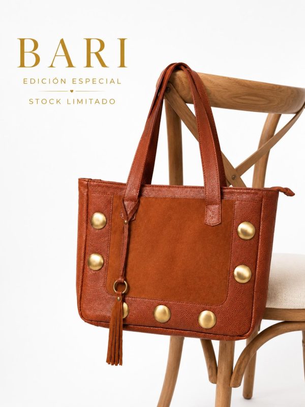 Bolso Bari / Descarne Óxido + Whisky